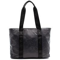 SHOPPING BAG 502 EFFETTO NYLON ALV BY ALVIERO MARTINI NERO
