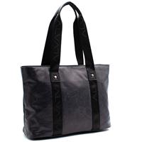 SHOPPING BAG 502 EFFETTO NYLON ALV BY ALVIERO MARTINI NERO
