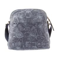 BANDOLIERA TRACOLLA EFFETTO NYLON ALV BY ALVIERO MARTINI DENIM