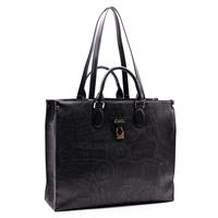 SHOPPING BAG CARTELLA 3201 ALV BY ALVIERO MARTINI NERO