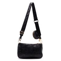 TRACOLLA CON POCHETTE 3206 ALV BY ALVIERO MARTINI NERO DEBOSSED