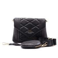 BORSA A TRACOLLA GLAM 0004 ROCCOBAROCCO NERO