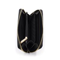 PORTAFOGLIO DONNA CON ZIP GRACE 7004 ROCCO BAROCCO NERO