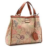 TOTE BAG A MANO CON TRACOLLA  BY ALV ALVIERO MARTINI SAFARI