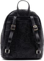 ZAINO DONNA 3204 BIG LOGO ALV BY ALVIERO MARTINI NERO DEBOSSED