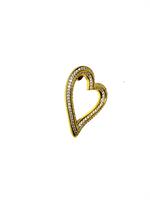 ORECCHINI CUORI CON STRASS