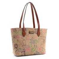 SHOPPING BAG PASSPORT ALV ALVIERO MARTINI SAFARI