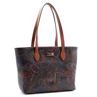 SHOPPING BAG PASSPORT ALV ALVIERO MARTINI MOKA