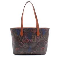 SHOPPING BAG PASSPORT ALV ALVIERO MARTINI MOKA