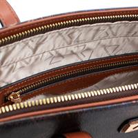 SHOPPING BAG PASSPORT ALV ALVIERO MARTINI MOKA