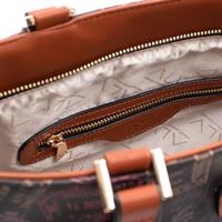 SHOPPER CON TRACOLLA PASSPORT ALV ALVIERO MARTINI MOKA