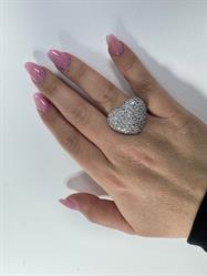 ANELLO ALLY STRASS SILVER