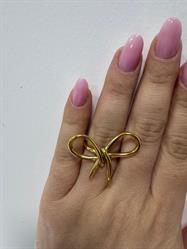 ANELLO FIOCCO VINTAGE GOLD