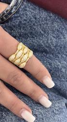 ANELLO GLORIA STRASS GOLD