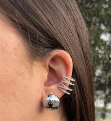 EARCUFF SPACE CON STRASS SILVER