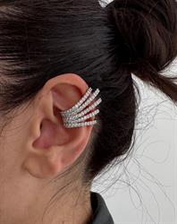 EARCUFF MARILYN STRASS SILVER