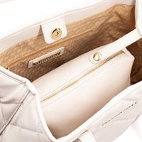 SHOPPING BAG SACCA 'GLAM' ROCCO BAROCCO BIANCO