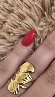 ANELLO FOGLIA GOLD