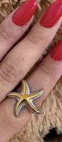 ANELLO STELLA MARINA SMALL GOLD E SILVER